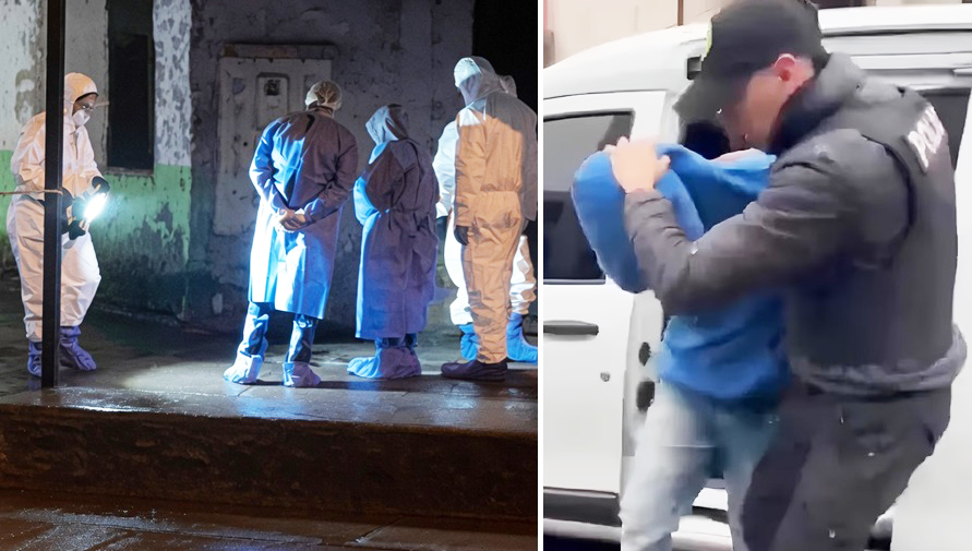 El momento en que la Policía aprehende a Agustín Rafael Carrizo (20), presunto autor de la puñalada que acabó con la vida de Cristian Emanuel Pérez (31).