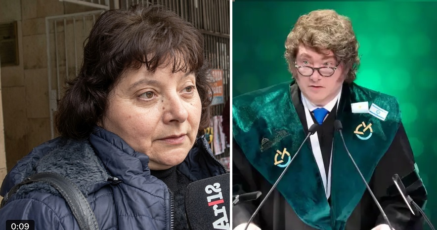 La mujer aseguró que votó dos veces al actual Presidente, pero afirmó que sus expectativas sobre el Gobierno no se cumplieron y cuestionó la situación económica.