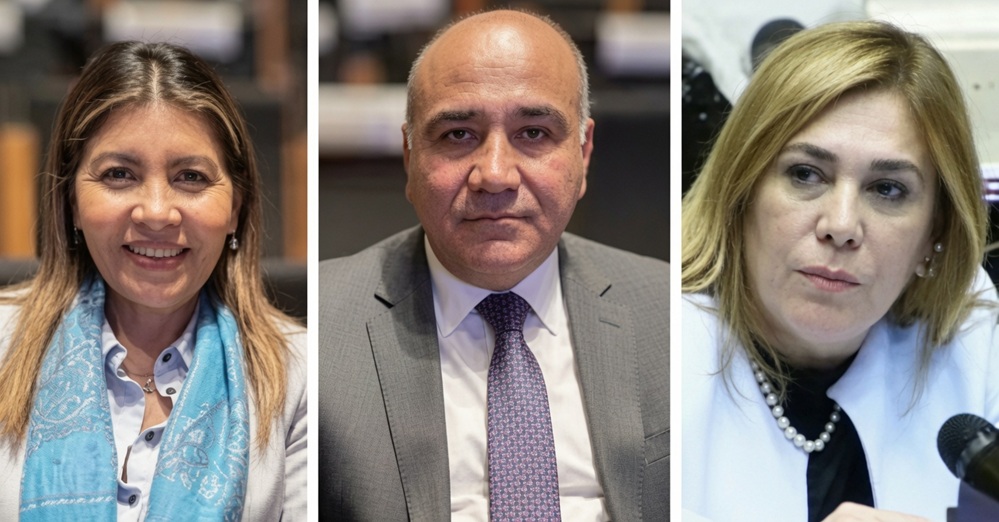 Sandra Mendoza, Juan Manzur y Beatriz Avila
